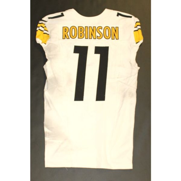 pittsburgh steelers 11 allen robinson game used unlaundered away jersey with davious sports photo match Collection - Steelers Jerseys & Hats | Steelers Fan Gear