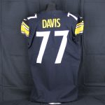pittsburgh steelers 77 jesse davis game used unlaundered home jersey Collection - Steelers Jerseys & Hats | Steelers Fan Gear