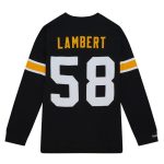 pittsburgh steelers mitchell amp ness lambert 58 long sleeve t-shirt Collection - Steelers Jerseys & Hats | Steelers Fan Gear