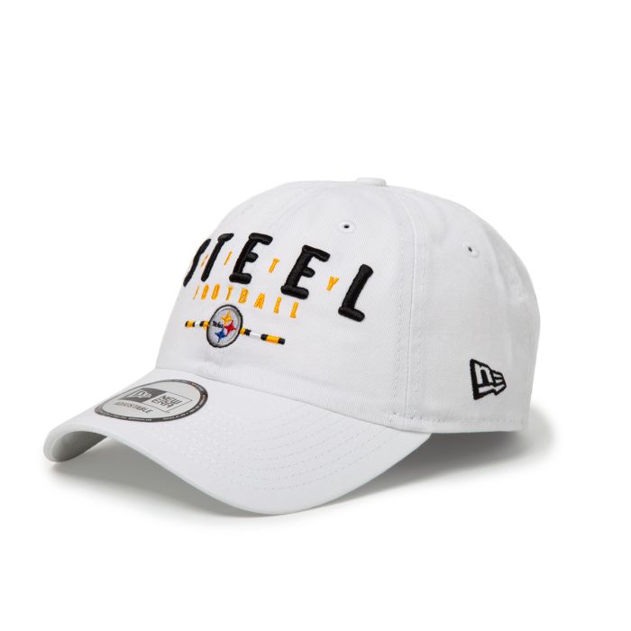 pittsburgh steelers new era casual classic steel city football white hat Collection - Steelers Jerseys & Hats | Steelers Fan Gear