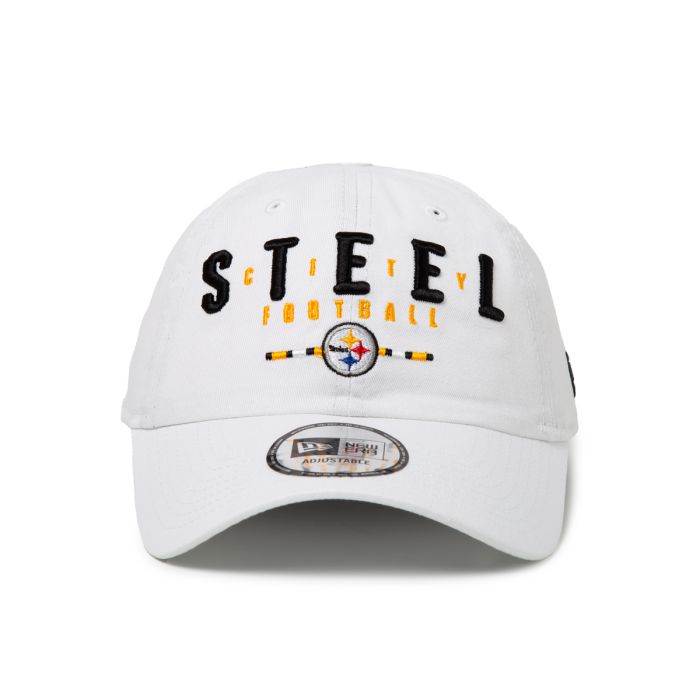 pittsburgh steelers new era casual classic steel city football white hat Collection - Steelers Jerseys & Hats | Steelers Fan Gear
