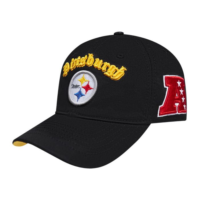 pittsburgh steelers pro standard old english black dad hat Collection - Steelers Jerseys & Hats | Steelers Fan Gear